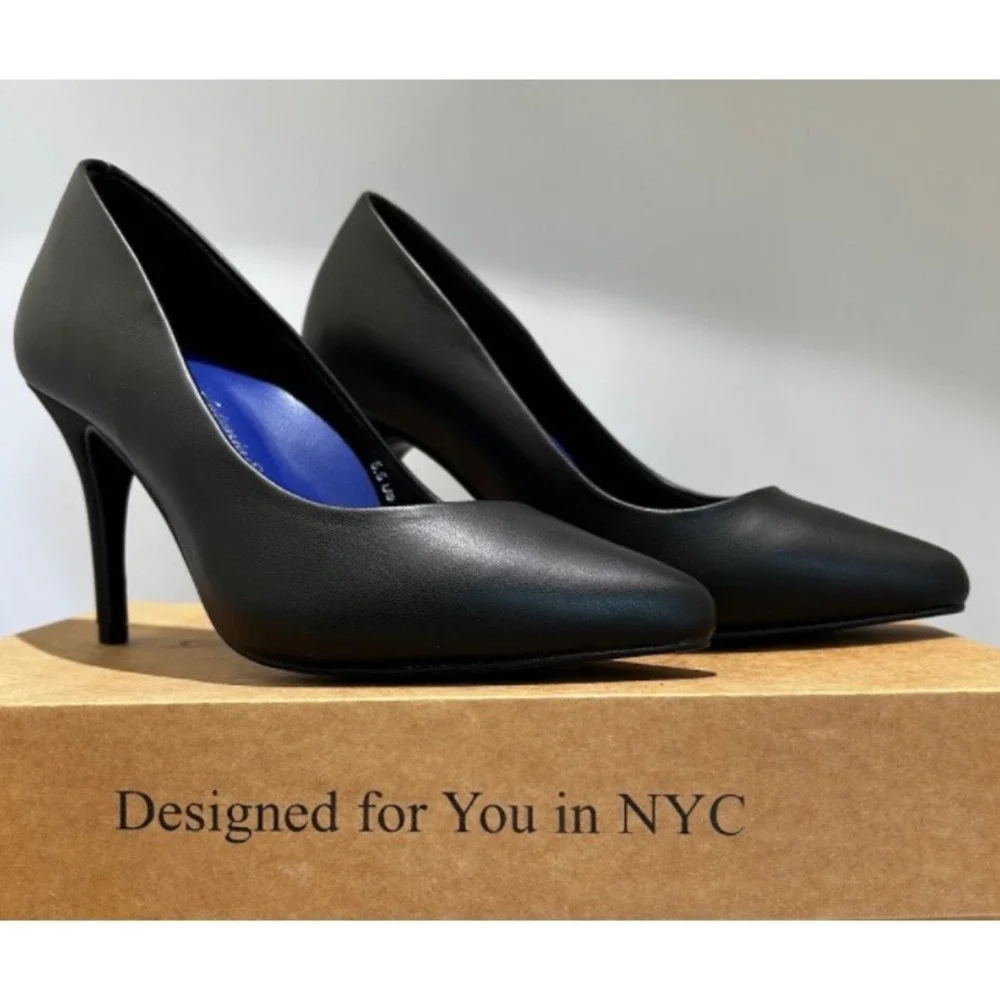 Antonia Saint NY Victoria Pump Heel 3.0 Black, Size 8